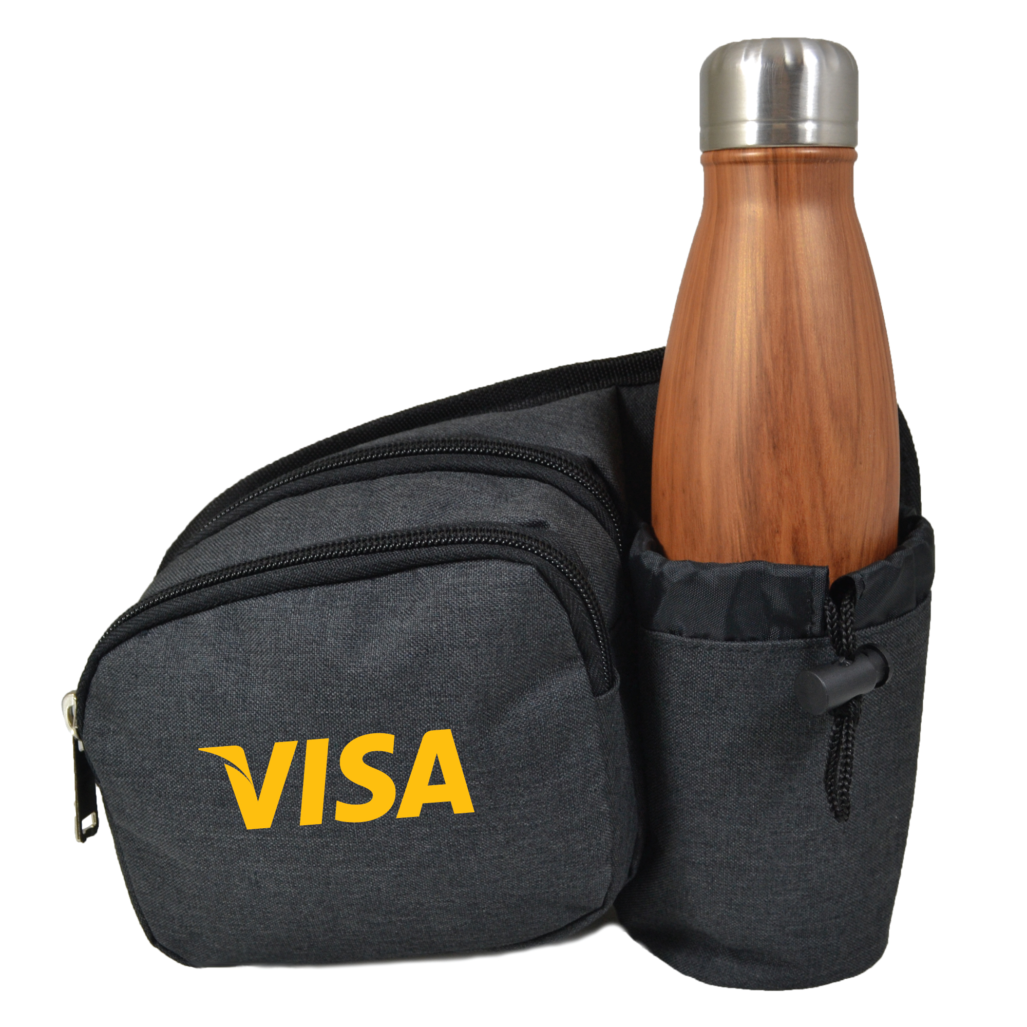 FANNY PACK WITH WATER BOTTLE HOLDER